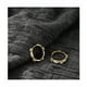 thumbnail image 3 of Aretes Xtellar Dorados Nodo Con 4 Zirconias Brillantes, 3 of 4