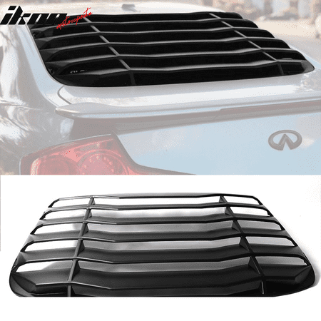 Compatible with 03-07 Infiniti G35 Coupe Rear Window Louver Unpainted