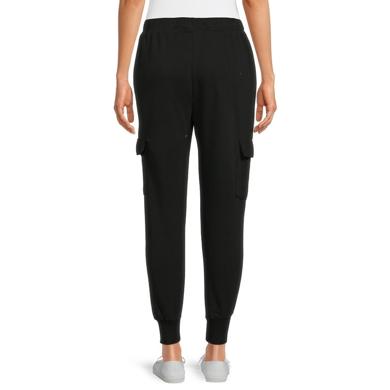 No Boundaries Juniors High Rise French Terry Cargo Joggers Walmart
