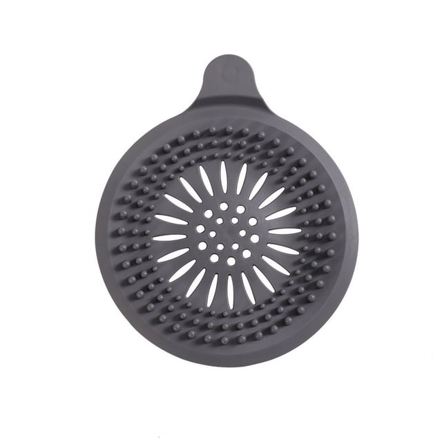 Tapón de silicona para el cabello, coladores de drenaje para el baño, fácil de instalar y limpiar (5 uds), protector de drenaje duradero para fregadero