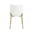 thumbnail image 6 of Meridian Furniture Isla Off White Vegan Leather Dining Chair (Set of 2), 6 of 8