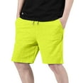 thumbnail image 2 of JDQJBZ Men's Pajama Shorts Solid Color Knit Drawstring Elastic Waist 5 Inch Pants, 2 of 5