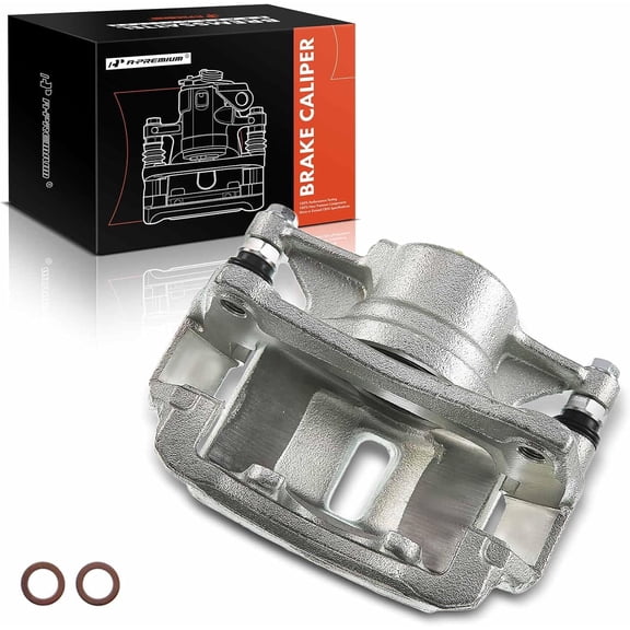 A-Premium Brake Caliper Assembly with Bracket Compatible with Toyota Corolla Geo Prizm 1993-1997 Front Left Driver Side