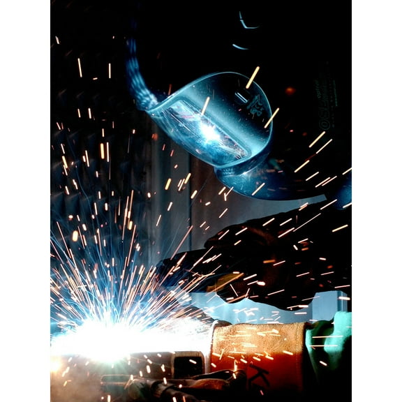 Plate Gas Metal Arc Welding Sparks Photo Extra Large XL Wall Art Poster Print