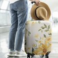 thumbnail image 2 of White Yellow Flower Sunflower Pattern Luggage Cover Fashion Suitcase Cover Baggage Covers Fit 25-28 Inch Luggage (Go Travel), 2 of 5