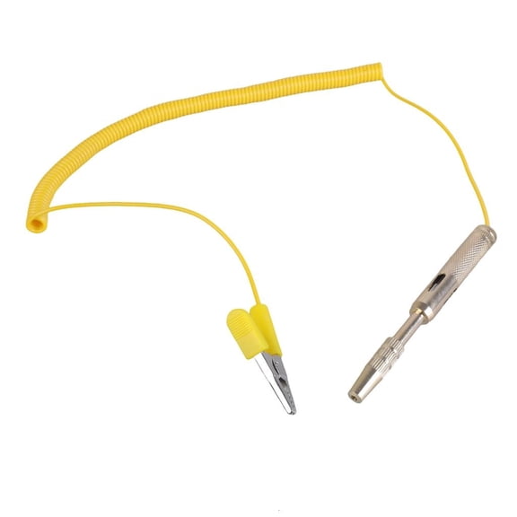 Circuit Tester Gauge with LED Light Clip 6V 12V 24V Car Voltage Tester for Car Motorcycles Retractable Voltage Test Pen