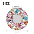 thumbnail image 6 of Kdxio Skulls and Roses Print Shower Cap for Women,Elastic and Reusable,Double Waterproof Layers Bathing Hat, 6 of 9