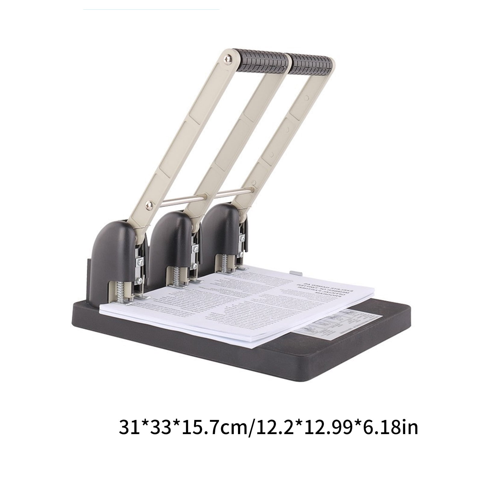 Heavy Duty 3 Hole Punches 150 Sheets High Capacity 3 Hole Paper Puncher Labor Saving Hole Punches for Industrial