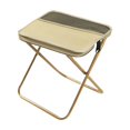 thumbnail image 2 of HUASHENG Foldable Backpack Stool Lightweight Camping Stool With Adjustable Shoulder Strap Compact Footstool Seat For Outdoor Travel Fishing Beach Picnic, 2 of 5