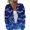 Dark Blue, variant on Halloween Cardigan Sweaters for Women Knit Ghost Pumpkin Witch Print Open Front Trendy Outfits Mystical Print Costume Holiday Cardigan Blue 3XL