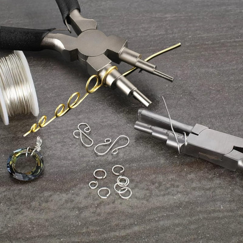 1set x wire wrapping tools for jewelry making-As Shown