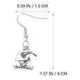 thumbnail image 2 of CIMAXIC Collation des Grades 1 Paire de Pendentifs d'Oreilles de Collation des Grades Boucles d'Oreilles de Collation des Grades Cadeaux Accessoires d'Oreille,1.57"X0.59"X0.12 Pouces, 2 of 4