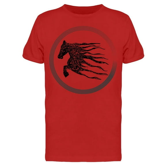Horse Logo T-Shirt Men -Image by Shutterstock, Male Small