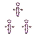 thumbnail image 2 of Matsuzay 4 piezas de tela a precio asequible Leis hawaianos - Guirnalda hawaiana elegante ecológica y ancha Color hawaiano 11 Type1 NO1, 2 of 6