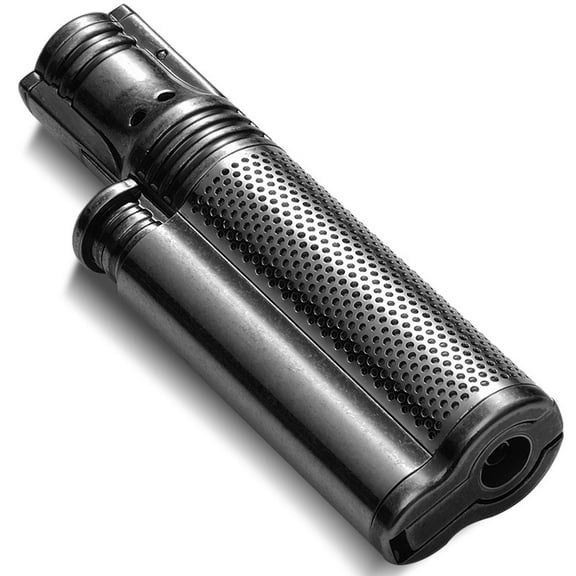 Cigar Windproof Lighter Metal Stainless Steel Retro Straight Punch Cigar Drill Gift Lighter