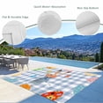 thumbnail image 3 of Spring Easter Outdoor Rug for Patio/Deck/Porch, Non-Slip Large Area Rug 6 x 9 Ft, Blue Plaid Bunny Colorful Eggs Floral Indoor Outdoor Rugs Washable Area Rugs, Reversible Camping Rug Carpet Runner, 3 of 8