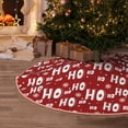 thumbnail image 5 of Sikiie Ho-Ho-Ho Christmas Tree Skirt, Christmas Tree Decorations, Christmas Decor, Tree Mat Decoration(30-48IN)-30", 5 of 6