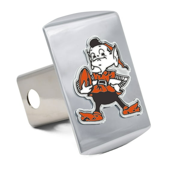 WinCraft Cleveland Browns Premium Metal Hitch Cover