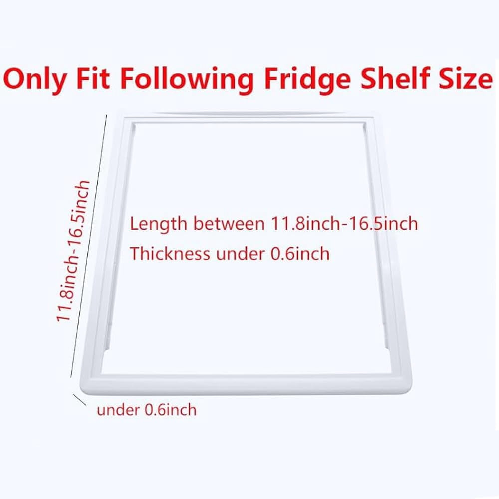 Refrigerator Organizer Bins with Handle -  2PCS Pull-out Fridge Drawer Organizer Refrigerator Storage Box Refrigerator Egg Drawer