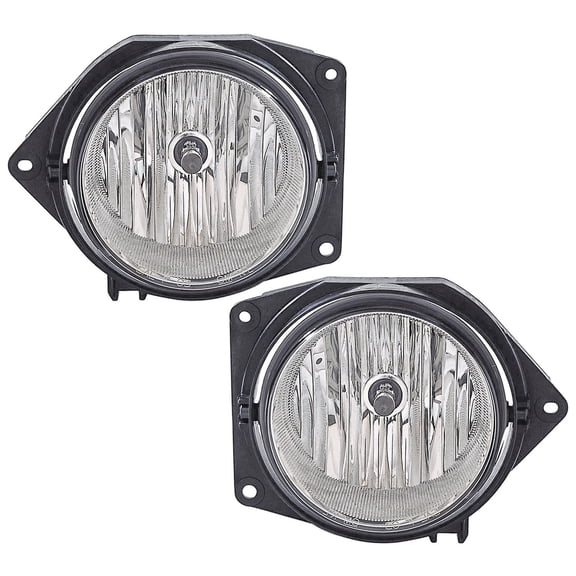 TRQ Fog Light Set Driver & Passenger Side Fits 2006-2010 Hummer H3 2009-2010 H3T HU2592101 HU2593101