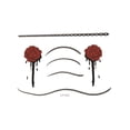 thumbnail image 2 of Autorización Almohadillas de cúrcuma para la cara, pegatinas para ojos, delineador de ojos, sombra de ojos, pegatinas temporales, pegatinas para mujeres y niñas, accesorios para disfraces de Ha, 2 of 3