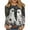 Gray, variant on Halloween Sweatshirts for Women Pumpkin Printed Casual Fall Loose Round Neck Long Sleeved Tops