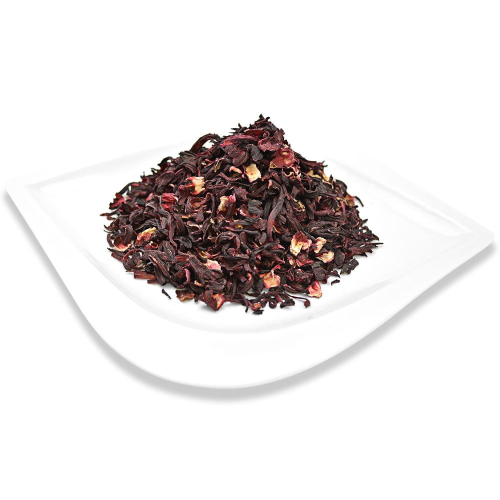 Positively Tea's Organic Hibiscus Herbal Tea, Loose Leaf, 1 Pound Bag