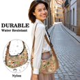 thumbnail image 5 of Mushroom Crescent Crossbody Bag for Casual Outing Enthusiasts Moon Shoulder Bag for Shopping Hiking Cycling Gym, 5 of 5