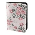 thumbnail image 2 of Pofeuu Rose Flowers Print Travel Document Organizer Passport Holder Men Women for Family (6.5 in x 4.5 in),Wallet Holder Credit Card Clutch Bag Case, 2 of 5