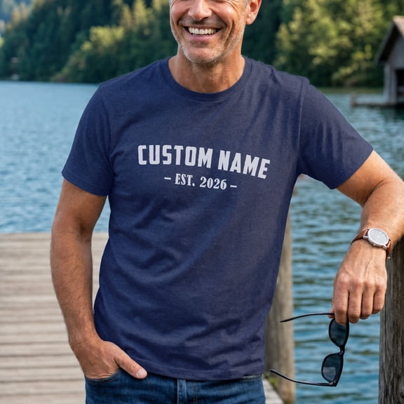 Jollimate Custom Name Est Shirt, Personalized Gift Tshirt, Custom Birthday Gift, Tshirt Gift For Him