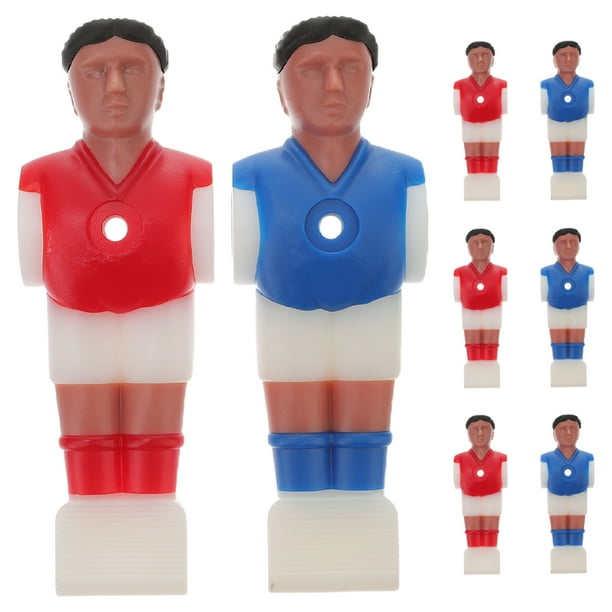 ColoMX Figuras de máquina de futbolín, accesorios de máquina de futbolín, estatua de jugador de fútbol, 8 Uds.