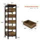 thumbnail image 4 of Yeshouse Cómoda pequeña con 5 cajones, baúl decorativo, estructura de metal y cajones de madera maciza, multifuncional para cocina, dormitorio y sala de estar, 4 of 8