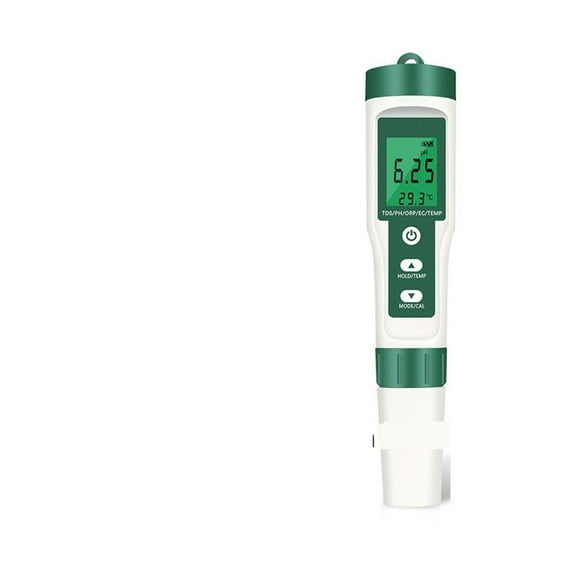 5 in 1 Digital PH Meter TDS/EC/ORP/Temperature Portable Water Quality Monitor Tester for Pools Drinking Aquariums ,Accurate - WITH BACKLIGHT_X