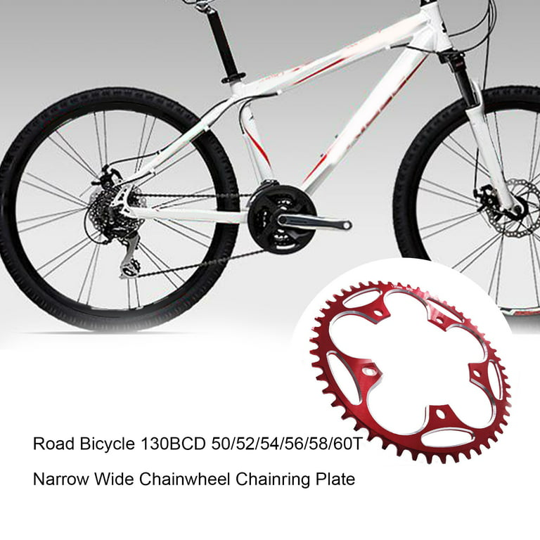 Hloma Road Bicycle 130BCD 50/52/54/56/58/60T Narrow Wide Chainwheel  Chainring Plate
