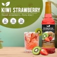 thumbnail image 2 of Syruvia Kiwi Strawberry Flavored Syrup for Drinks, Cocktails, Lemonades, Iced Teas and Desserts – 25.4 fl oz, 2 of 6