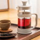 thumbnail image 2 of Cafetera de prensa francesa de 12 onzas, 2 unidades, para preparar té y café frío y caliente con vidrio de borosilicato, 2 of 4