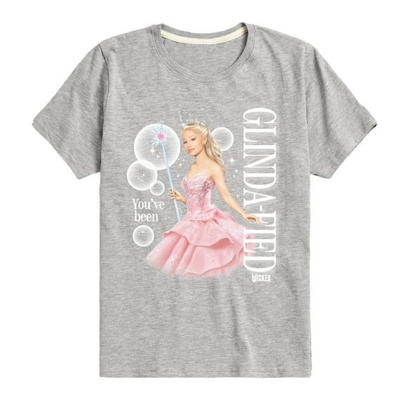 Wicked - You'Ve Been Glindafied - Boys Toddler and Youth Short Sleeve Graphic Tee