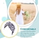 thumbnail image 4 of Qarigey Turbante africano nudo estilo bohemio protección solar banda ancha accesorios elásticos sombreros gorro mujer negro blanco cebra Type3 NO3 Qarigey AP011267-38B, 4 of 5