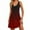 Black, variant on Young Adult Dresses Women's Summer Gradient Print Loose Sleeveless V Neck Dress with Pocket S-2XL Gift for Her