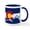 White/Navy Inside, variant on CafePress - Colorado Mountain Flag Mugs - 11 oz Ceramic Mug - Novelty Coffee Tea Cup