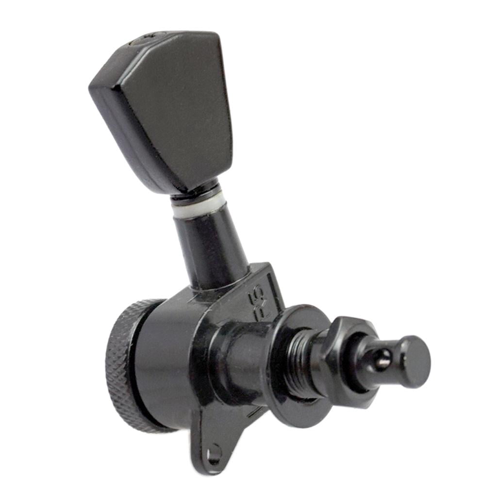 LeeQinersw 6 Pcs 6R Sealed Electric Guitar Tuning Pegs Keys Machine Head Tuners for