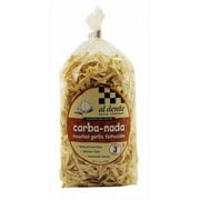 Al Dente Carba-Nada - Fettuccine, Low Carb Pasta, Low Carb Noodles, High Fiber, Cooks in 3 Minutes, Roasted Garlic