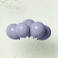 thumbnail image 3 of BalsaCircle 25 Blue Gray 10" Double Stuffed Latex Helium Air Plain Balloons Wedding Party, 3 of 8