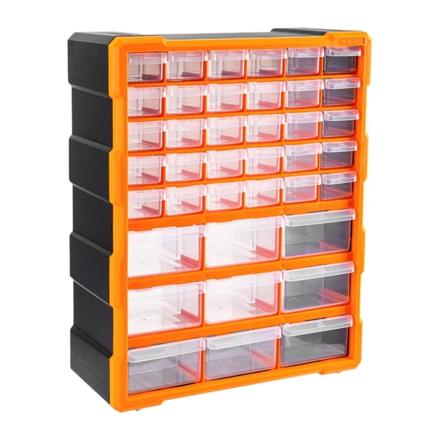 Componentes Gabinete de almacenamiento de piezas con cajones montados en la pared para joyería Estilo C
