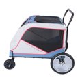 thumbnail image 1 of Extra Large Dog Stroller for Dogs Up to 176.4lbs, 4 Wheel Handle Adjustable Pet Stroller for Large Dogs, Dog Jogging Carriage Stroller Folding Extra Large Dog Carriage for Outdoor, 1 of 7