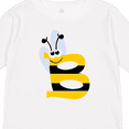 thumbnail image 4 of Inktastic Cute Bee Initial B Boys or Girls Long Sleeve Toddler T-Shirt, 4 of 5