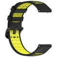thumbnail image 5 of 22mm Smart Sports Watch Two-Color Silicone Replacement Strap, Breathable, Lightweight, Sweat & Water Resistant, Versatile for Various Occasions, 5 of 5