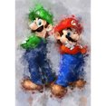 thumbnail image 1 of Taladro de diamante Mario y Luigi 5D DIY Kits de pintura Full Round Wall Decor Crafts FLhrweasw Nuevo, 1 of 9