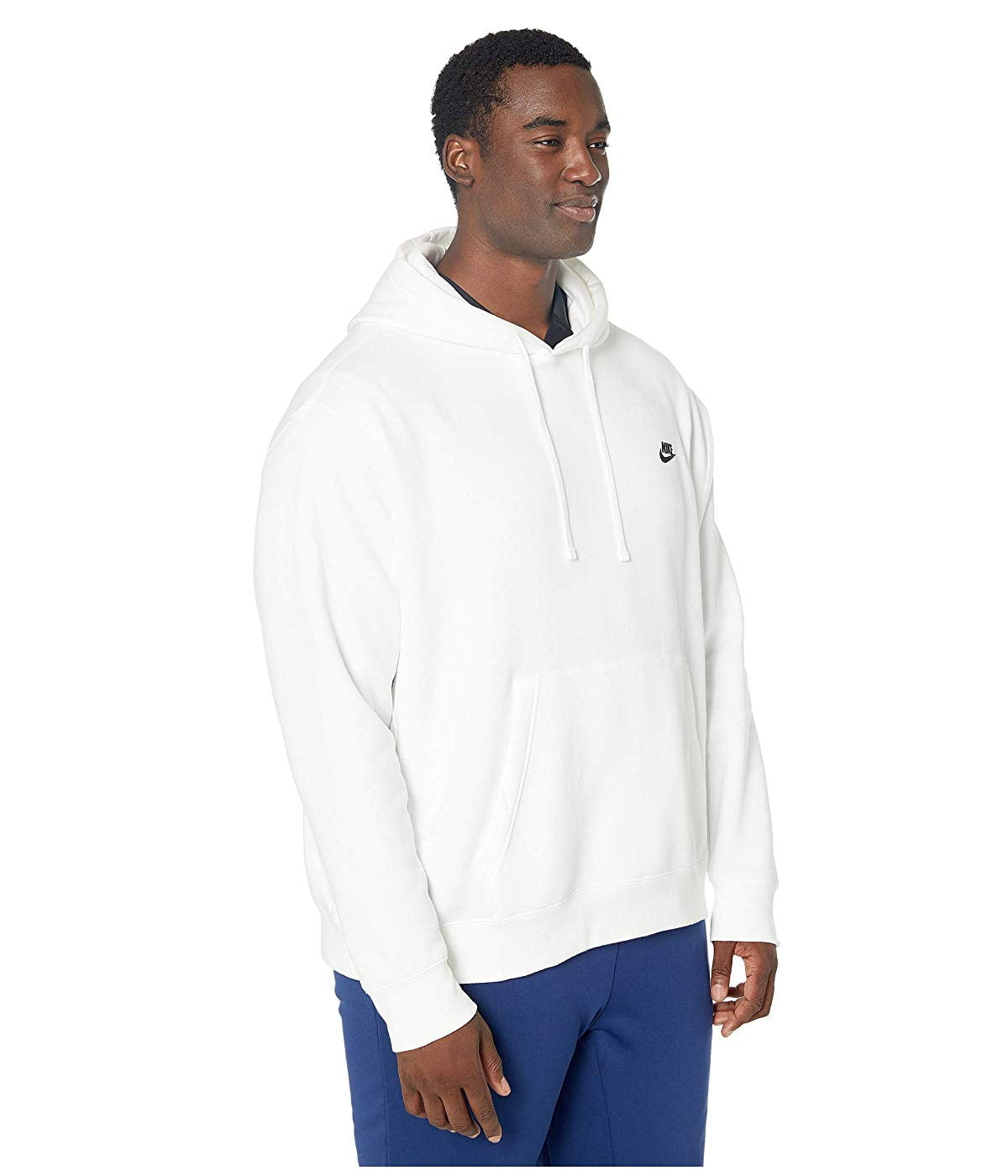 Nike Men's White Pull Over Hoodie, L-Tall - Walmart.com