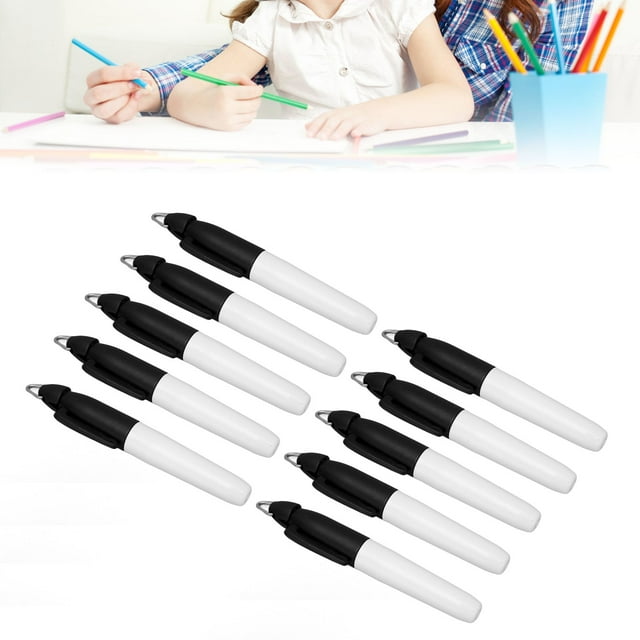 Marcador De Golf, Bolígrafos De Marcadores De Plástico Con 10 Piezas Para Dibujar Colorante